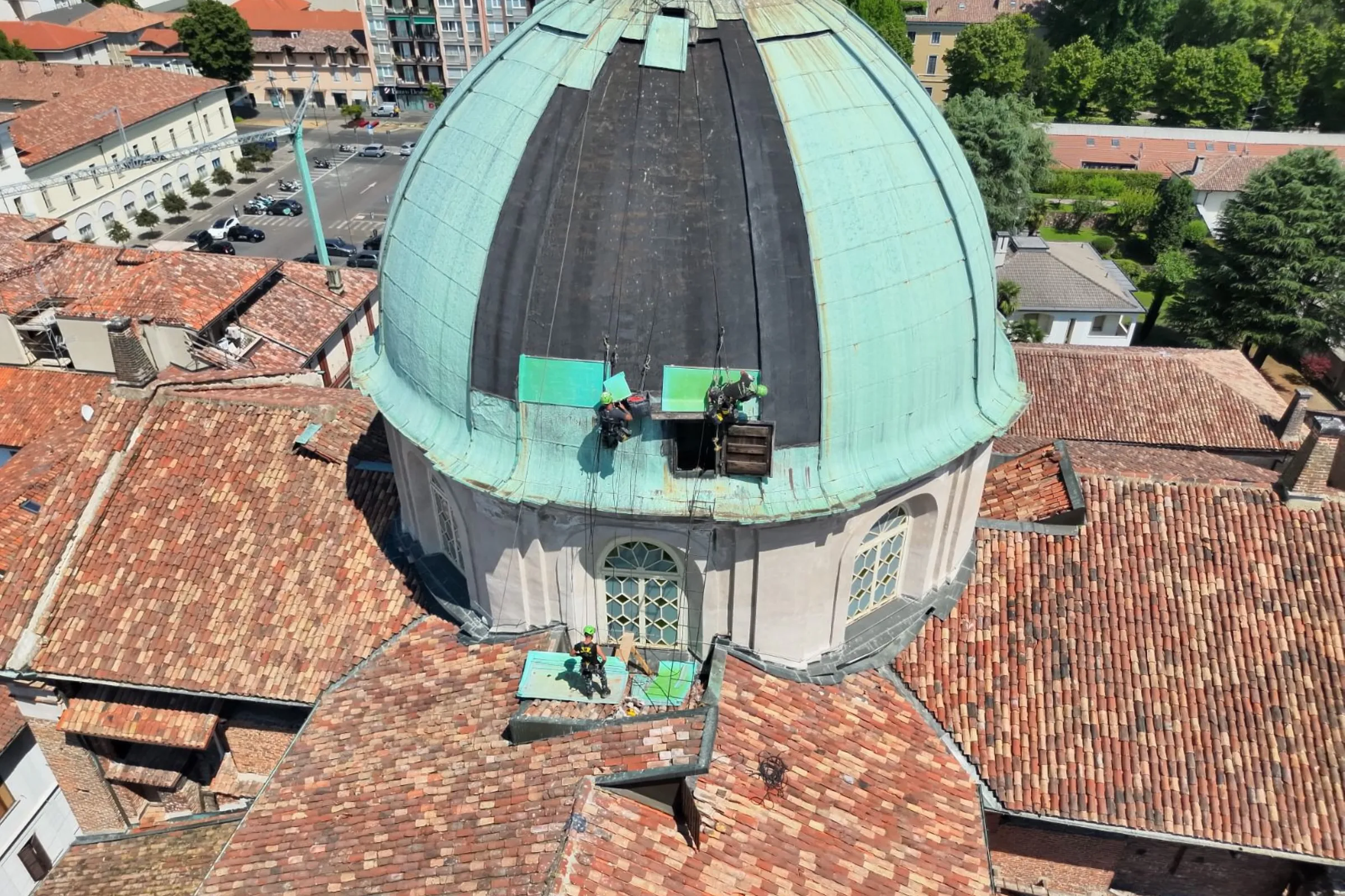 Intervento di rifacimento della copertura del Duomo di Vigevano | Buildrock