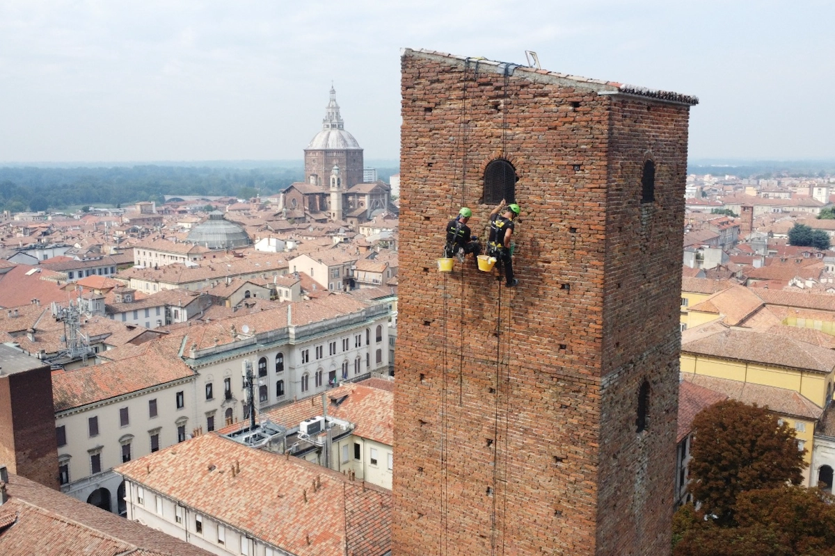 Intervento di messa in sicurezza della Torre del Maino a Pavia | Buildrock
